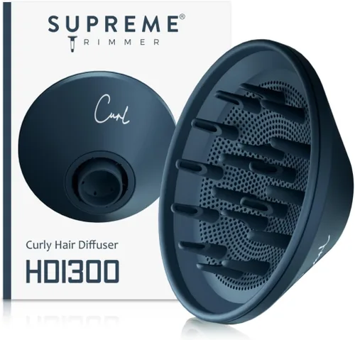 Vista 10 de Supreme Trimmer - Difusor de cabello rizado Adaptable para secador de pelo SHD347 para cabello rizado, ondulado y de aspecto natural HDi300 Negro