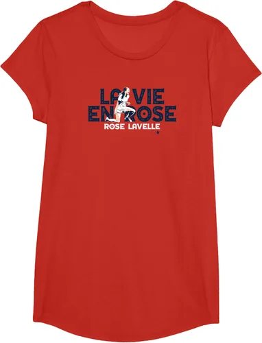 Vista 5 de Camiseta con licencia oficial de Rose Lavelle - La Vie En Rose, Rojo, S