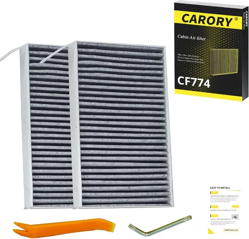 Vista 36 de Filtro de aire de cabina con carbón activado para Toyota Camry (2002-2006), Sienna (2004-2010), Avalon (2000-2004), Lexus RX350 (2007-2009), ES330