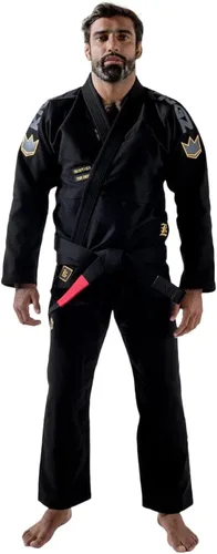 Vista 3 de Kingz Brazilian Jiu Jitsu Gi Kimono ligero BJJ para hombre IBJJF Legal 450gsm Pearl Weave Pro Competition Comp 450 V6