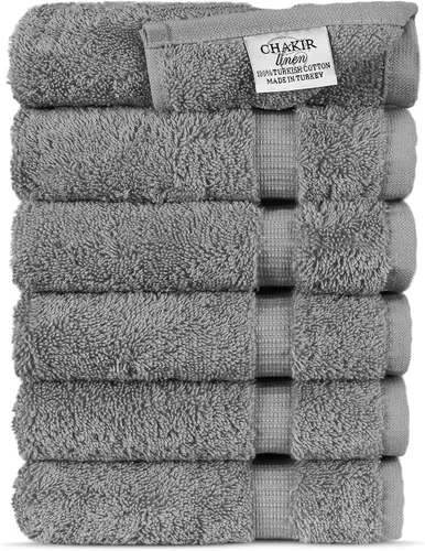 Vista 32 de Chakir Turkish Linens - Toallas turcas de 100% algodón, suaves y absorbentes (juego de 3 toallas personalizables, color aguamarina)