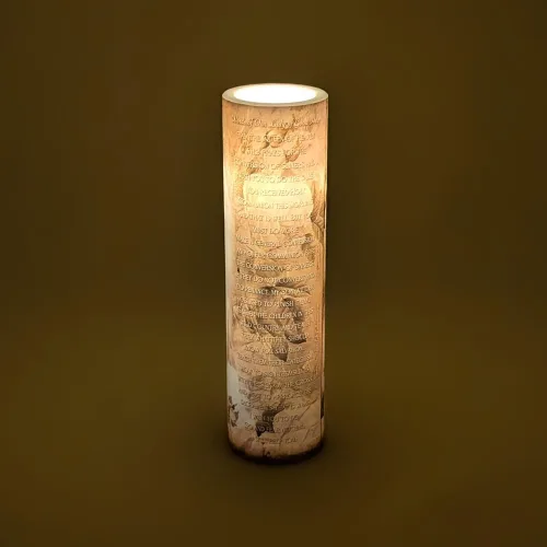Vista 8 de Nuestra Señora de la Buena Ayuda, vela de oración devocional sin llama LED