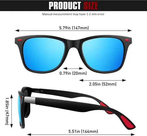 Vista 7 de GQUEEN - Lentes de sol polarizados para hombres y mujeres, marco flexible TR90, para conducir, pesca, ciclismo, senderismo, golf, deportes