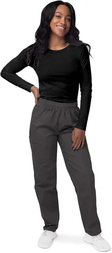 Vista 4 de Sivvan - Camiseta de manga larga para mujer, diseño cómodo para usar debajo del uniforme médico