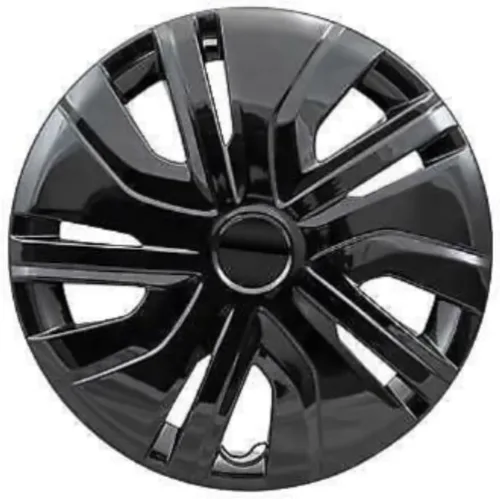 Vista 2 de Para Mitsubishi para Mirage 2017-2018 Plus 14" Negro Tapacubos Juego de Cubierta de Ruedas Plástico 495-14BLK 4252A140