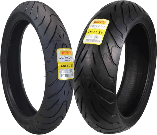 Vista 16 de Pirelli Angel ST 120/70ZR17 (58W) Neumático Delantero para Motocicleta – Neumático Deportivo de Alto Rendimiento para Mayor Agarre, Durabilidad