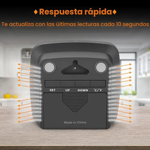 Vista 8 de SC42 higrómetro digital profesional, termómetro interior medidor de humedad ambiental y calibración de precisión profesional Calibración