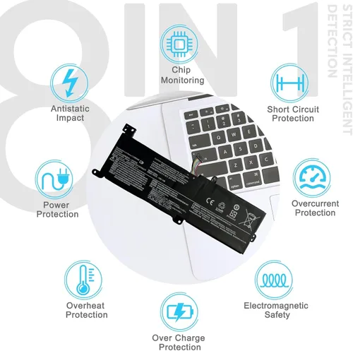 Vista 5 de Batería de repuesto para portátil L16C2PB2 L16M2PB1 para Lenovo IdeaPad 320-14AST 320-14IAP 320-14ISK 320-15ABR 320-15AST 320-15IAP 330-14IGM