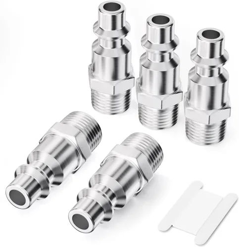 Vista 17 de GASHER 10PCS 1/2" FNPT x 1/2" Flow Industrial Air Plug