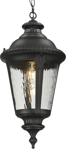 Vista 8 de Emliviar XE265B-M BK-SW - Lámpara de pared clásica negra de 24.4 pulgadas, color negro, para pasillo, base E26 de 60 W máximo, XE265B-M BK-SW