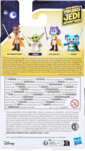 Vista 9 de Star Wars: Young Jedi Adventures Yoda Figura de acción, juguetes de 3 pulgadas de alto, juguetes preescolares para niños y niñas de 3 años