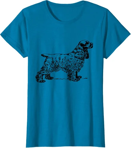 Vista 42 de Cocker Spaniel - Camiseta para perro Cocker Spaniel, gris, S Asfalto