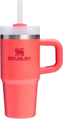 Vista 101 de STANLEY Quencher H2.0 Vaso Térmico con asa y pajilla, 64 onzas, tapa Flowstate de 3 posiciones, gran capacidad para viajes y deportes, vaso de acero