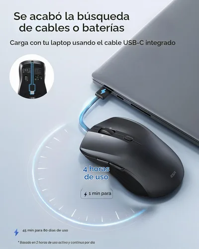 Vista 5 de ESR MagMouse - Ratón inalámbrico con Bluetooth para portátil
