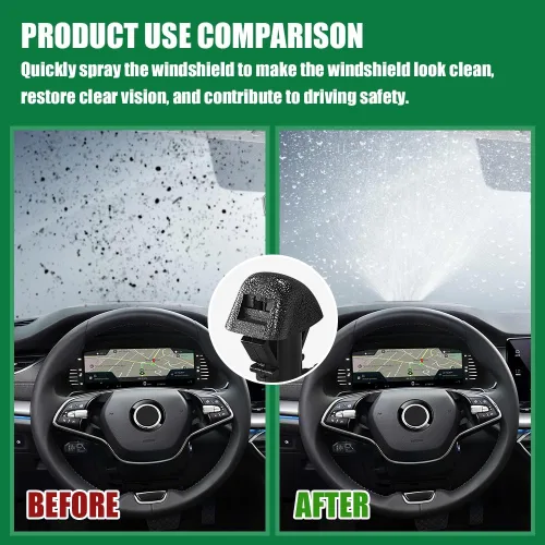 Vista 4 de Kit de boquillas de limpiaparabrisas de repuesto para automóvil, manguera de chorro de lavado y líquido con conectores, accesorios de automóvil