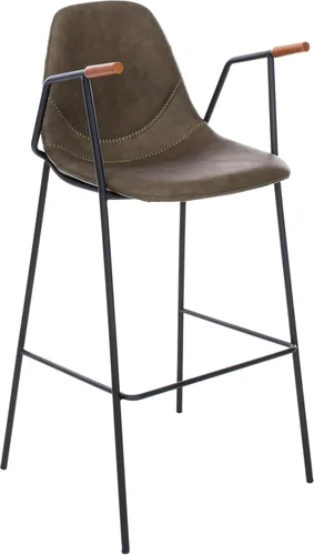 Vista 12 de Safavieh Home Collection Tanner Taburete de bar gris ceniza Mid-Century