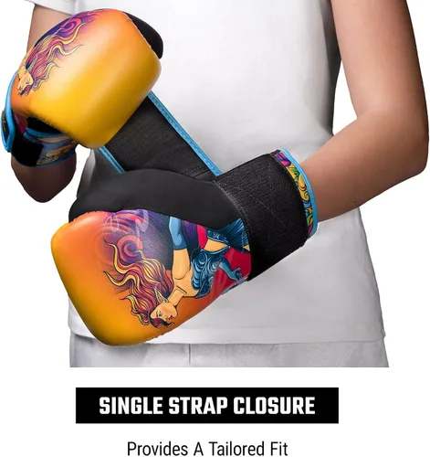 Vista 3 de Hayabusa Guantes de boxeo épicos para niños y niñas S4
