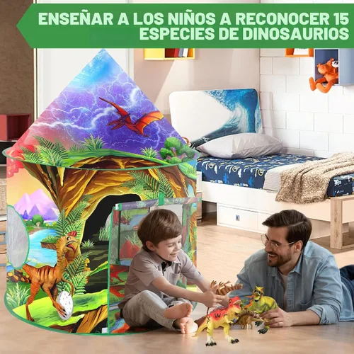 Vista 4 de WillingHeart Tienda de campaña para niños, casa de juegos para interiores y exteriores, fiesta, niños, tienda de campaña plegable, juguete