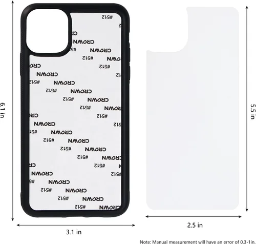 Vista 2 de 5 fundas para teléfono de sublimación para iPhone 11 de 6.1 pulgadas, fundas de teléfono imprimibles para teléfono personalizadas, fundas