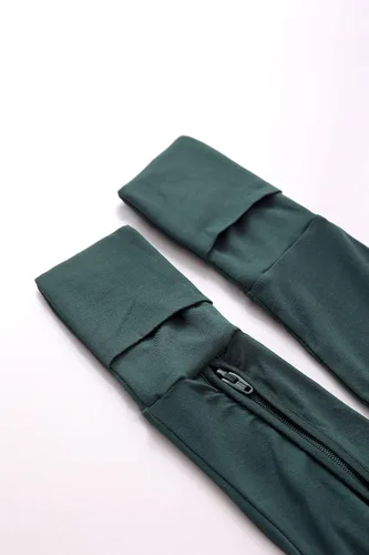 Vista 50 de Pijama de viscosa de bambú sin pies para niños y niñas, pijamas con cremallera para dormir y jugar, mameluco - 0-24 meses