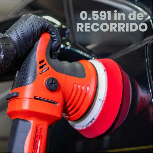 Vista 5 de Maxshine MB15 Pro Pulidora Sin Escobillas DA Lanzamiento de 15mm, Placa de 5”, Motor de 1200W, 6 Velocidades, Rosca de 5/16”-24 Herramienta