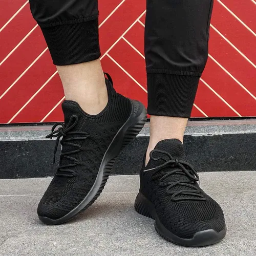 Vista 6 de Feethit - Tenis de correr para hombre ligeros transpirables antideslizantes cómodos y a la moda