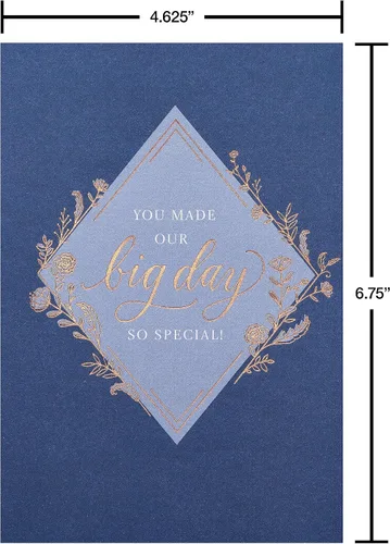 Vista 7 de American Greetings Tarjetas de agradecimiento de boda, mucho más maravillosas (8 unidades)