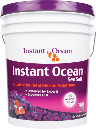 Vista 8 de Instant Ocean Sal marina 50 galones, para acuarios marinos, disolución rápida