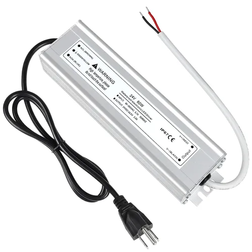 Vista 23 de LightingWill transformador impulsor LED 30 vatios, impermeable IP67, fuente de alimentación, 90-265V CA a 12V CC de baja tensión, adaptador