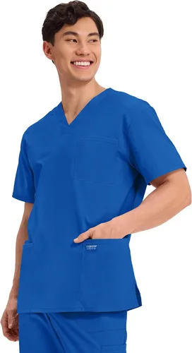 Vista 53 de Cherokee WW Professionals WW695 - Camisa de uniforme sanitario para hombre, con cuello en V