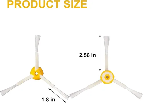 Vista 3 de Paquete de 8 cepillos laterales de repuesto para IRobot Roomba 600 700 800 900 Series 960 980 985 860 870 877 880 890 891 895 805 761 770 780 790