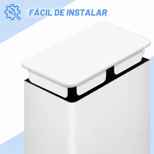 Vista 5 de Xuhal Tapas internas de vinilo de PVC para riel de bolsillo, tapas de postes de valla de vinilo, piezas de valla de vinilo, dimensiones de los clips