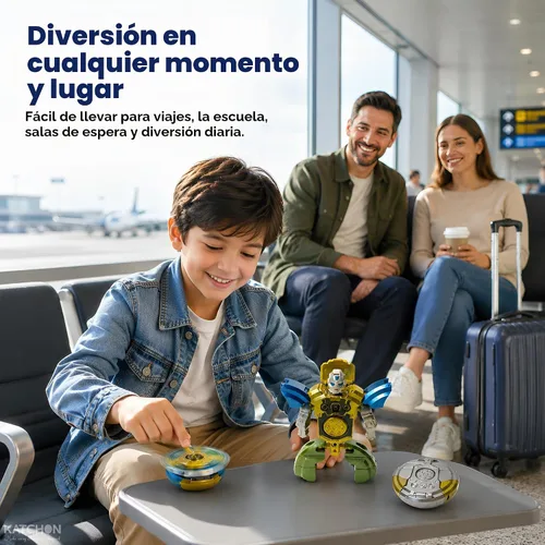 Vista 8 de KatchOn, 6 piezas transformables Fidget Spinner recuerdos de fiesta
