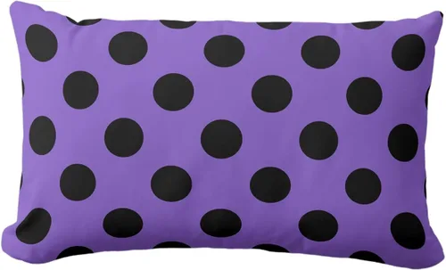 Vista 62 de Fundas de almohada de lunares negros sobre beige de 16 x 16 pulgadas, fundas de almohada decorativas rústicas y cuadradas para decoración del sofá