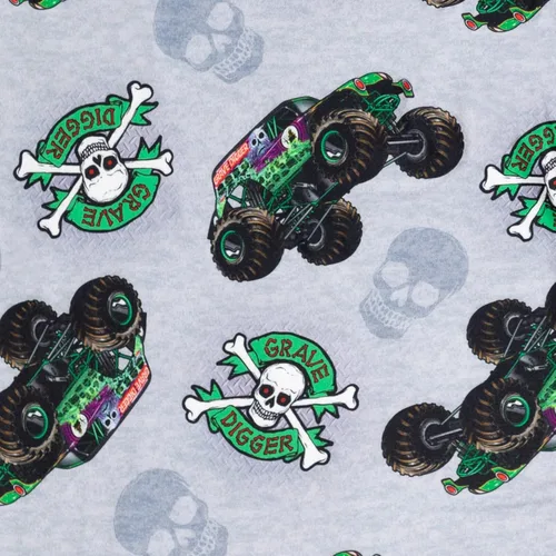 Vista 5 de Monster Jam Grave Digger Mens Pajama Pants