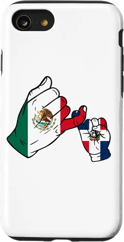 Vista 13 de iPhone 15 Parent and child Mexico and Dominican Republic family Case