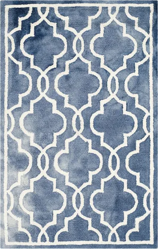 Vista 29 de SAFAVIEH Dip Dye Collection DDY539G - Alfombra decorativa de lana prémium hecha a mano con acuarela marroquí de 2 x 3 pies, color beige/marfil