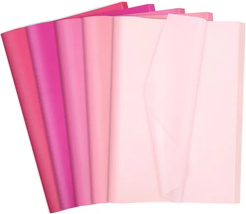 Vista 8 de woric 120 hojas de papel de seda verde para bolsas de regalo, papel de seda multicolor grueso de 17 GSM, a granel para envolver regalos, graduación