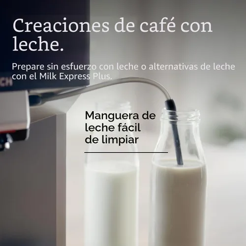 Vista 6 de Bosch 500 Series Máquina espresso y de café completamente automática – Panel de control táctil, manguera de leche, molinillo de cerámica, utiliza