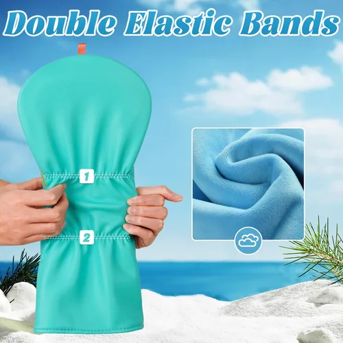 Vista 3 de Big Crazy Golf Headcovers - Funny Golf Club Covers - Driver Headcover with Tour Grade PU Leather - Golf Driver Headcover, Waterproof Golf Head