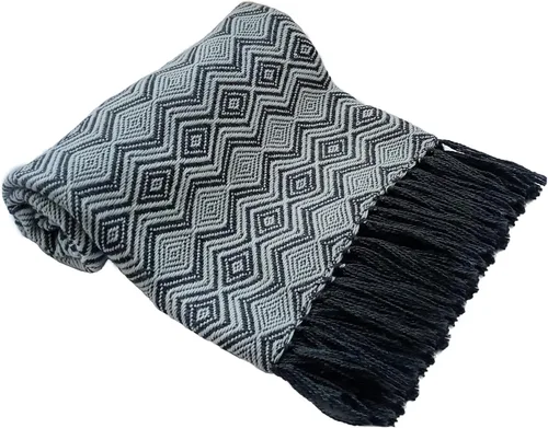 Vista 2 de TINKUY PERU - Chal de alpaca peruana de pashmina Ruana, 61 x 22 pulgadas, talla única