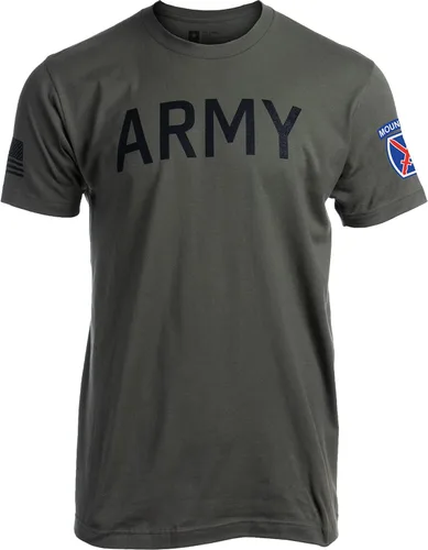 Vista 10 de Army PT Style Shirt - U.S. Military Physical Training Infantry Veteran Workout T-Shirt
