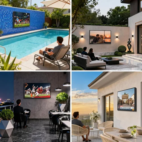 Vista 4 de 360SPB 55 pulgadas 1000Nits Smart TV para exteriores