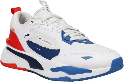 Vista 2 de PUMA Hombres BMW MMS R-Fast Lace Up Zapatillas Zapatos Casual - Blanco