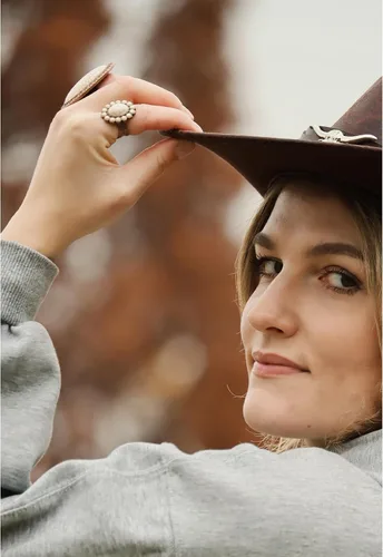 Vista 5 de Montana West Rustic Couture's Bohemian Turquoise - Anillo para mujer