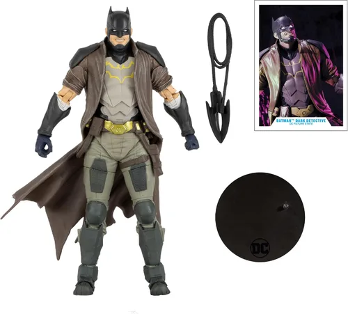 Vista 6 de McFarlane Toys DC Multiverse Dark Detective (Future State) Figura de acción de 7 pulgadas con accesorios