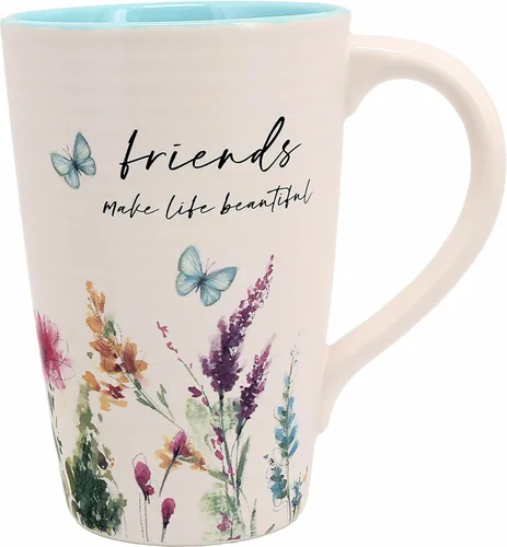 Vista 14 de Pabellón - Taza de 17 onzas para abuela, taza de café con patrón floral, taza de café de mariposas, ideas de cocina para primavera y verano, taza