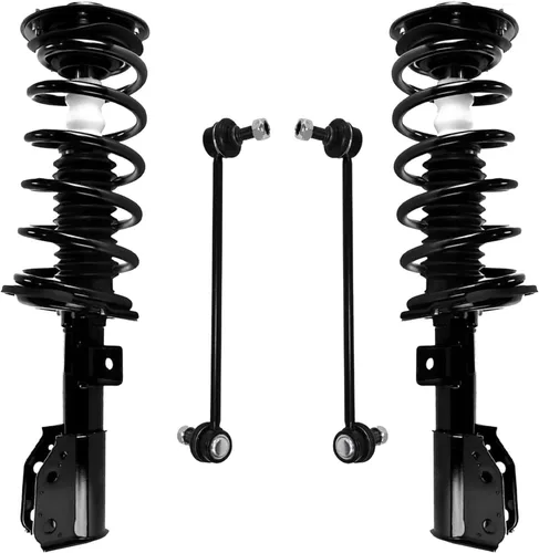 Vista 80 de Detroit Axle - 4 barras estabilizadoras de puntales delanteros para Kia Forte Koup 10-13 12-13 Forte5, puntales y barras estabilizadoras de resorte