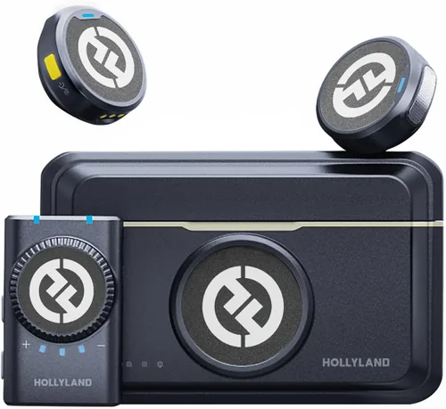 Vista 9 de Hollyland Lark M2 - Micrófono inalámbrico Lavalier para iPhone/Android/cámara/PC/portátil con conector Lightning/USB-C, 48 KHz 24 bits, rango