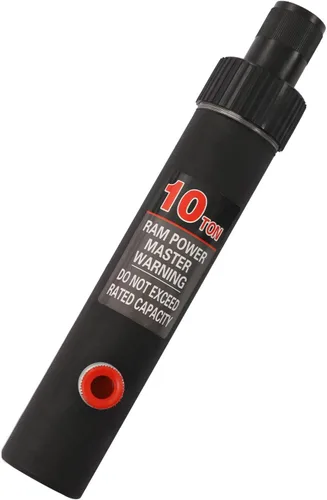 Vista 2 de Gato hidráulico portátil de 10 toneladas tipo cilindro, gato de reparación de carrocería para automóviles, camiones y equipo pesado, herramienta